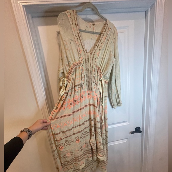 Free People Cotton Embroidered Maxi - Picture 3 of 6